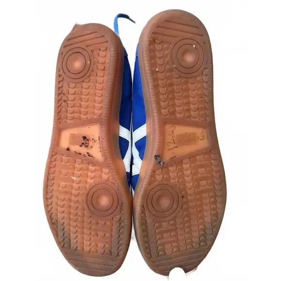 Onitsuka Tiger Blue Suede Sneakers US 9 - Picture 3 of 6